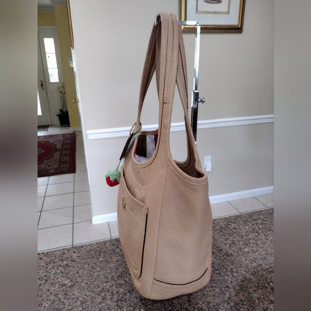 COACH Legacy Pebble Leather Ergo Tote - Picture 9 of 17